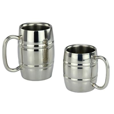 China Viable custom made logo 450ml whosale hot sale amazon hot sale double wall stainless steel coffee beer mug mug for gift for sale