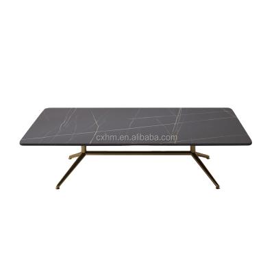 China Hotel extendable Italian simple rectangular round round living room combination table creative rock tea table tea table for sale