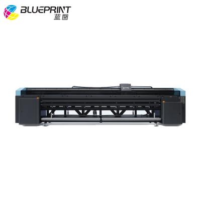 China Hotels 5m Roll To Roll UV Inkjet Printer Printer With UV Lamp For Advertising for sale
