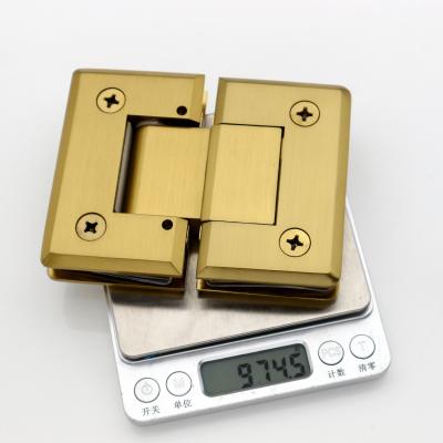 Chine Design moderne 180 degrés en laiton ou en acier inoxydable en verre Hardware salle de bain porte douche charnière de levage à vendre