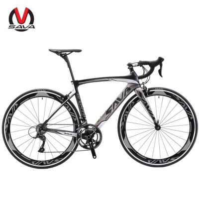 China Hot Sale SAVA 18 Speed Road Bike 700C Unisex Carbon Fiber Frame/Fork War2 Carbon Road Bike Winds 24 Inch for sale