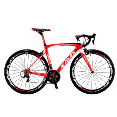 China Racing New Light Weight 20 Inch 700C 22 Speed Carbon Fiber Road Bicycle With Double V Brake for sale