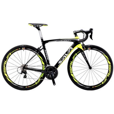 China Racing Double V Brake 22 Speed Carbon Fiber Road Bike Mountain 700C High Carbon Bicycle Biciletas For Adults for sale