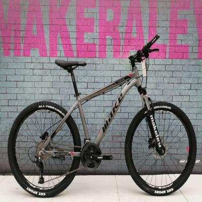 China 26/27.5 Street Mountain Bike Aluminum Alloy Frame Adult Mountain Bike Bicycles 27 Speed With Disc Brake Collar Front Fork for sale
