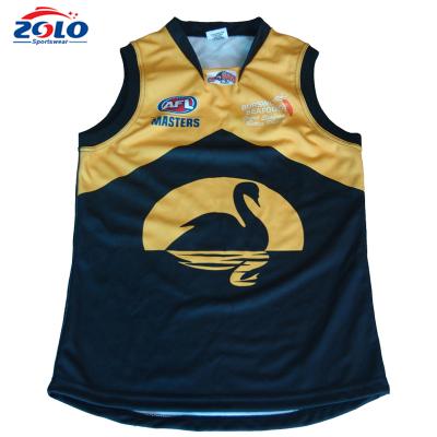 China Breathable Sublimation AFL Jersey With Ribber Collar for sale