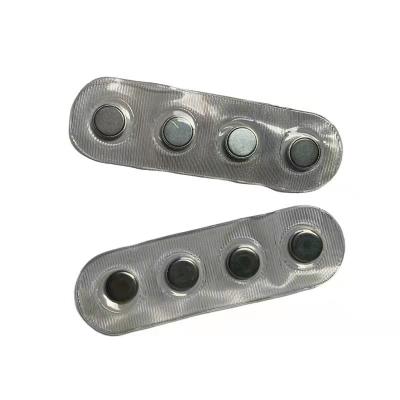 China Environmental Friendly Clothes PVC Invisible Magnetic Clasp / Waterproof Clothing Magnet Buckle for sale