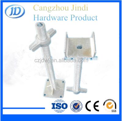 China Q345 Construction Materials Scaffolding U Head Base Adjustable Jack for sale