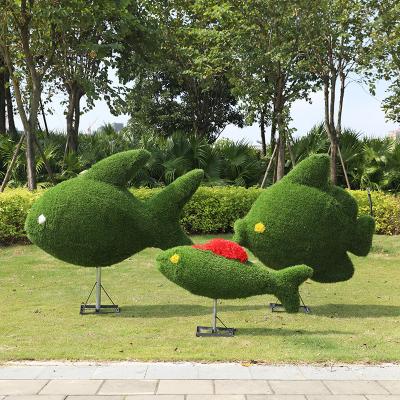 China Large Garden Decoration Outdoor Garden Fish Sculpture for sale