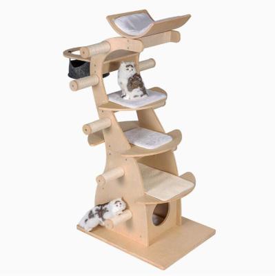 China Fashion Sustainable Design Cat Tree for Cat Playing and Sleeping Cat Furniture for sale