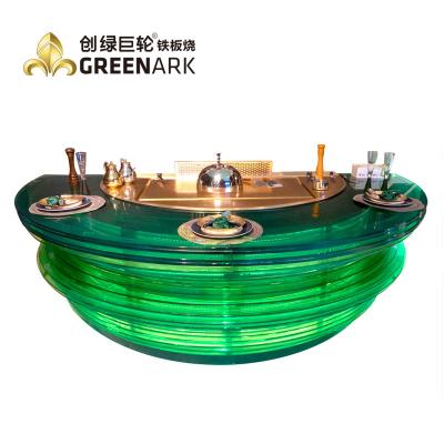 China Grade japonesa de Hibachi de 8 assentos, cobre puro construído na grade 380v de Hibachi à venda