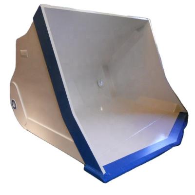 China Construction works BUC080 Loader Mining Bucket With Customized GET Parts for sale
