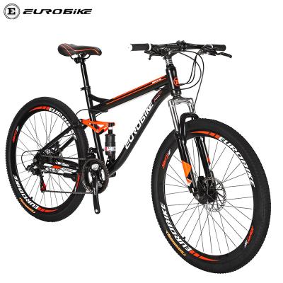 China Eurobike Factory Direct Suspension S7 Mountain Bike Full Speed Steel Bicycle 21 27.5 Inch Bike MTB Spoke Wholesale Wheel for sale