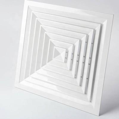 China Farm Air Ventilation System Air Conditioner Ceiling HVAC Square Diffusers Canopies Grills Cheap Stamping XYSA-A600 Good Quality for sale