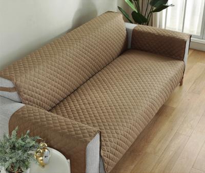 China Durable Solid Color Sofa Cover Waterproof Non Slip for sale