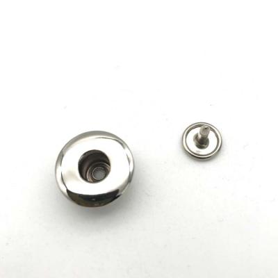 China Sustainable factory specializing in the production of jeans button jacket bag zinc alloy plated metal buttons for sale