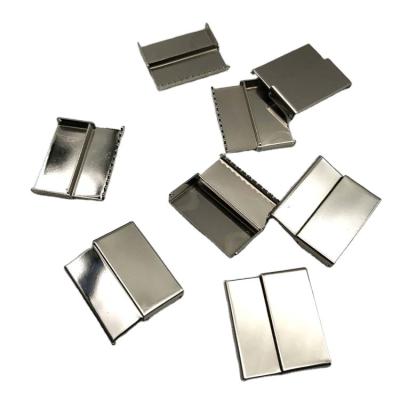 China High Quanlity Styling Accessories 2022 New Popularity Hot Sale Products Clothing Webbing Rope End Clip, Metal General Purpose Square Clip for sale
