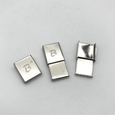 China Clothing Factory Wholesale Sales Of A Large Selection Of Widely Used Metal Clip Clothing Apparel With Metal Belt End Clip for sale