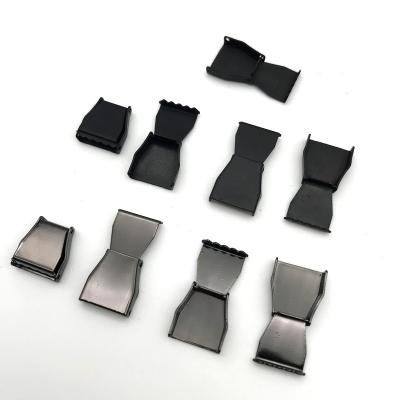 China Customized Garter Adjust Slider Clip / Metal Alloy / Black Sling Clip for sale