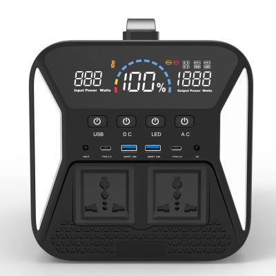 China Type C Factory Wholesale 500W Powerstation Lifepo4 Portable Battery Backup Portable Power Station Solar Generator Powered for sale