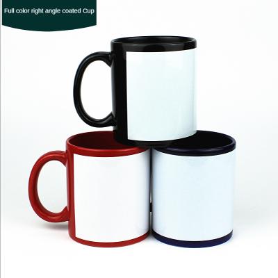 China Viable Factory Wholesale Paper Flower Slate Painting Cup Thermal Transfer Coated Cup Patch Full for sale