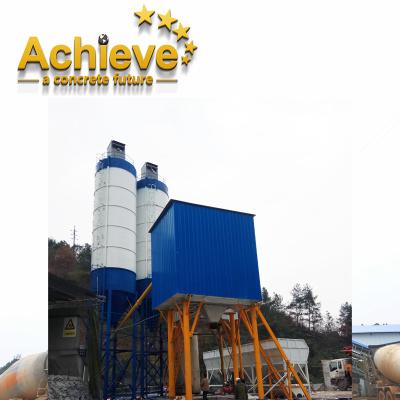 China Konkretes stationäres Fertig der Mischanlage-HZS90 178kw 90m3/H zu verkaufen