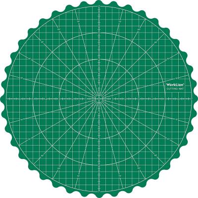 China For Craft Rotary Self Healing Cutting Mat 14x14 Inch Cut Around Rotating Turntable PVC Green Grid Cut Matt For Sewing & Quilting & Crafts for sale