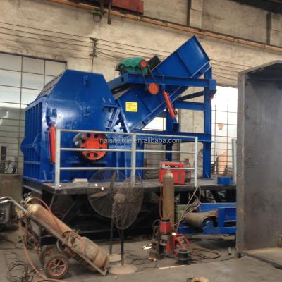 China Construction works Industrial Heavy Metal Crusher Box Crusher Scrap Metal Crusher Recycling Machine for sale