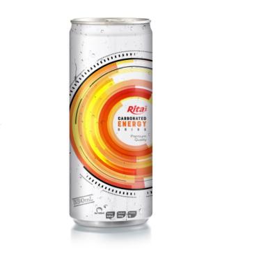 China Natural Carbonated Energy Drink 330ml Smooth Canned Carbonated Energy Drinks for sale