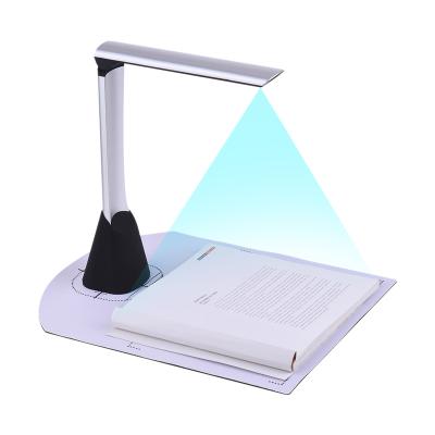China Portable High Speed A4 USB Book Image Document Camera Scanner 5 Mega-pixel HD High Definition Max With Light Max. A4 of ROC function LEDs for sale