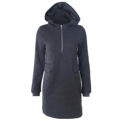 China Anti-wrinkle winter long thick women's hoodies for sale