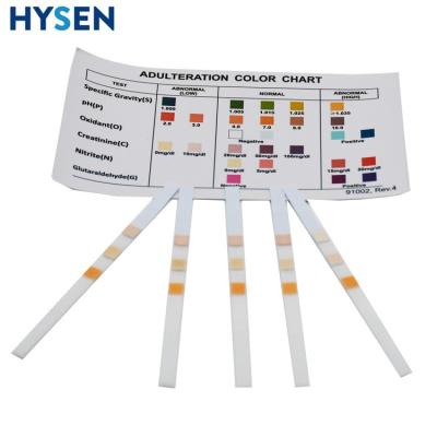 Chine Bande de réactif urinaire en or colloïdal pour le pH du glucose, la protéine cétone et le dépistage du sang à vendre