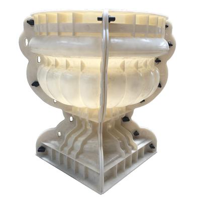 China High Precision Garden Concrete Flower Pot Molds Cement Flowerpot Mold for sale