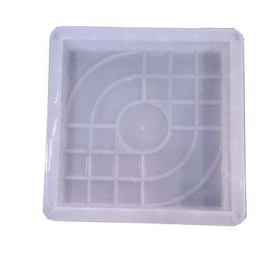 China High Precision Exterior Road Paving Tile Plastic Cement Brick Concrete Floor Mold for sale