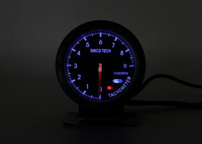 China Tacómetro azul de Digitaces RPM, instrumento automotriz de la circular del metro de la RPM en venta