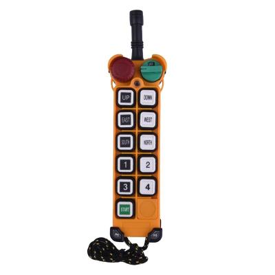 China Cost Effective 10 Buttons F24-10S Single Speed Single Button 10 Speed Industrial Wireless Remote Control for sale