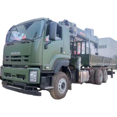 China TRUCK CRANE 6*4 truck crane 10 ton truck crane with NEW SQ10SK3Q military grade crane for sale for sale