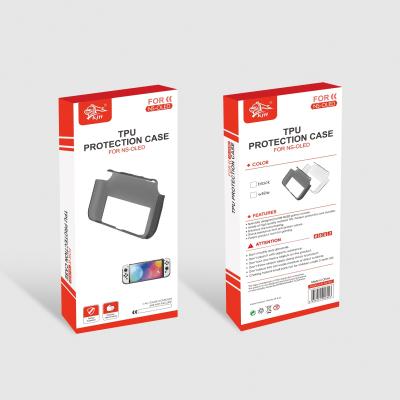 China Case For Switch Game Console Soft TPU Transparent Protective Case Cover Game Accessories For Nintendo Switch Oled Console for sale