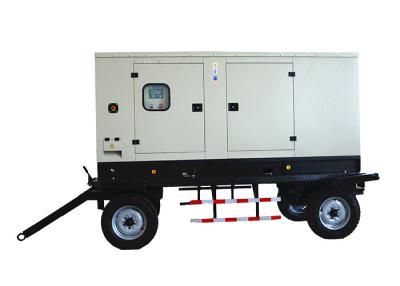 China 40kw 50kva Mobile Genset Diesel Generator Set Trailer Type With Wheels for sale