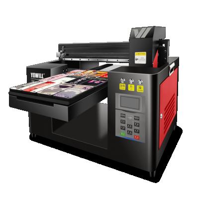 China Promisingtuv Universal Hotel Quality A3 Flatbed A3+ A3 High Speed Clear Printer Plus Size 2 Printhead UV Printer for sale