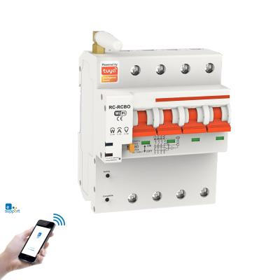 China WiFi monitor air circuit breaker module controller smart wireless remote control voltage¤t&temperature&leakage threshold 6KA for sale