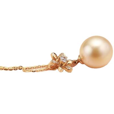 China Other Exquisite Trendy Hollow Exquisite Pearl Necklace Fashion Prices Genuine Pure Pearl Pearl Small Necklace for sale