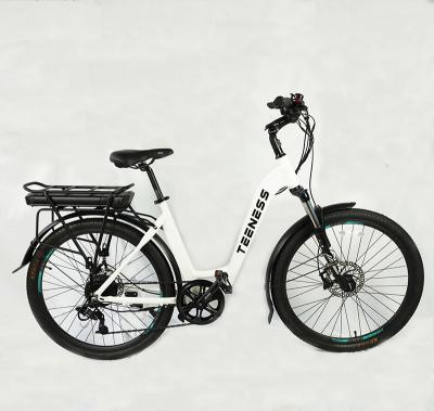 China Aluminum Alloy Ebike Shimano 21 Speed 20 Mh 36v 350w Female Disc Brake Electric Bicycle Best For Adult for sale