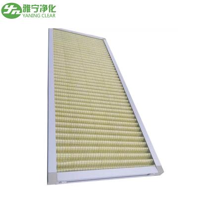 China Nicht gesponnener Primärluftfilter, gefaltete Luftfilter-Standardgröße fertigte besonders an zu verkaufen