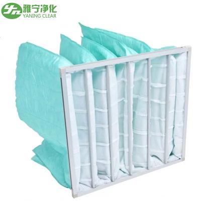 China F5-F8 Pocket Air Filter , Non Woven Fabric Filter For Intermediate Filtering for sale