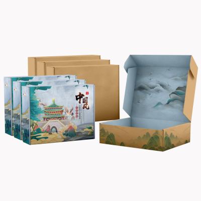 China Matte Oberflächenveredelung Anpassung Walzflöte Mailer Box für Versand und Verpackung zu verkaufen