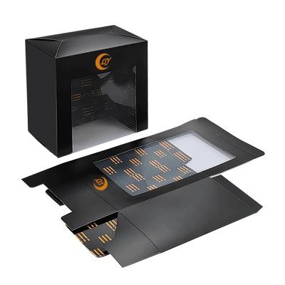 China Capa de béisbol regalo cajas de top con ventana de PVC transparente y laminación brillante en venta