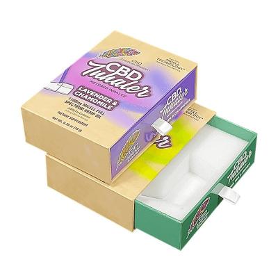 China 4C/UV/Lamination/Embossing/Stamping Meterd Inhalator Papier Schiebeverpackungskisten mit Schaum zu verkaufen