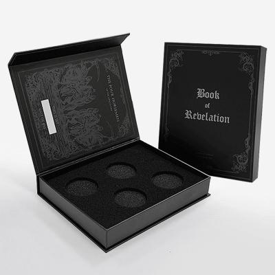 China Handwerk vervalste boeken in de vorm van magnetische verpakkingsdoos Papier aangepaste stijve cadeaubon Te koop