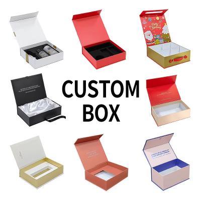 China Custom Rigid Cardboard Packaging Luxury Magnet Gift Box Your Own Logo With Magnetic Closure for sale