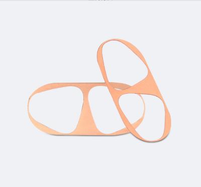 China 2019 Electroforming Suitable Colorful Metal Sticker Dustproof Patch For Earphone Case for sale